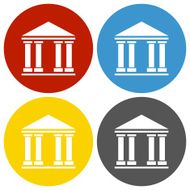 Bank icon on circle buttons N2