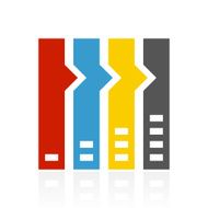 Flowchart icon on a white background N2