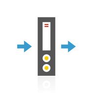 Network Server icon on a white background