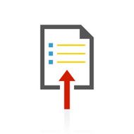 Document icon on a white background N2