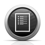 Document icon on a round button N3