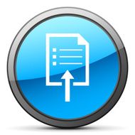 Document icon on a round button N6
