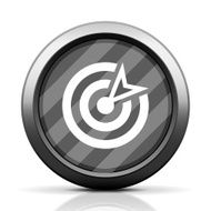 Target icon on a round button N4