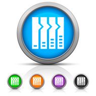Flowchart icon on round buttons N2