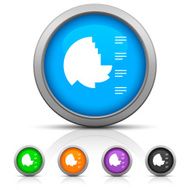 Coxcomb Chart icon on round buttons