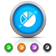Pie Chart icon on round buttons