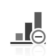 Bar Graph icon on a white background N10