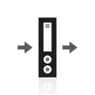 Network Server icon on a white background N3