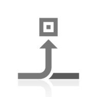 Conveyor icon on a white background N4
