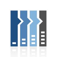 Flowchart icon on a white background N12