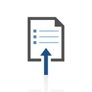 Document icon on a white background N9