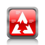 Chevron Chart icon on a square button N3