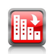 Apartment Building icon on a square button N4