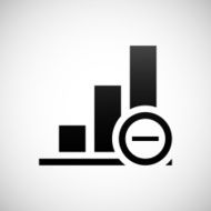 Bar Graph icon on a white background N18