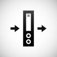 Network Server icon on a white background N6