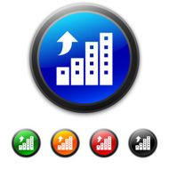 Apartment Building icon on round buttons N3