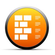 Wall icon on a round button N7