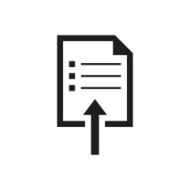 Document icon on a white background N14