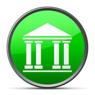 Bank icon on a round button N15