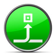 Conveyor icon on a round button N8