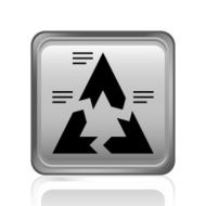Chevron Chart icon on a square button N7