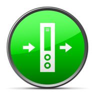 Network Server icon on a round button N9
