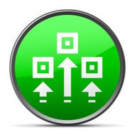 Logistics icon on a round button N9
