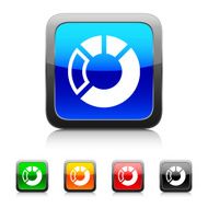 Donut Chart icon on color buttons
