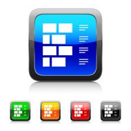 Wall icon on color buttons