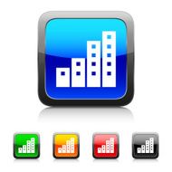 Apartment Building icon on color buttons N3