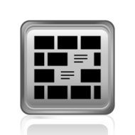 Wall icon on a square button N5