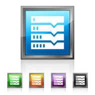 Flowchart icon on square buttons N12