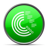 Radial Bar Chart icon on a round button N2