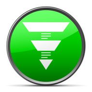 Pyramid icon on a round button N3