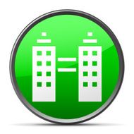 Office Building icon on a round button N11