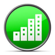 Apartment Building icon on a round button N20