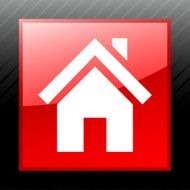 Home icon on a square button N2