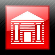 Bank icon on a square button N10