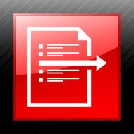 Document icon on a square button N17