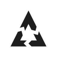Chevron Chart icon on a white background N15