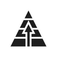 Pyramid icon on a white background N2