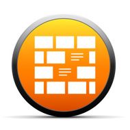 Wall icon on a round button N12