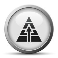 Pyramid icon on a silver button N2