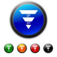 Pyramid icon on round buttons