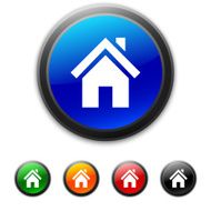 Home icon on round buttons