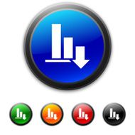 Bar Graph icon on round buttons N10