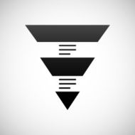 Pyramid icon on a white background N3