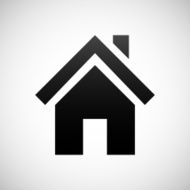 Home icon on a white background N2