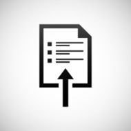 Document icon on a white background N21