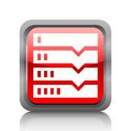 Flowchart icon on a square button N22